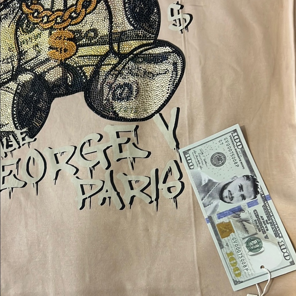 George V Paris Cash Money T-Shirt - Picture 2 of 11